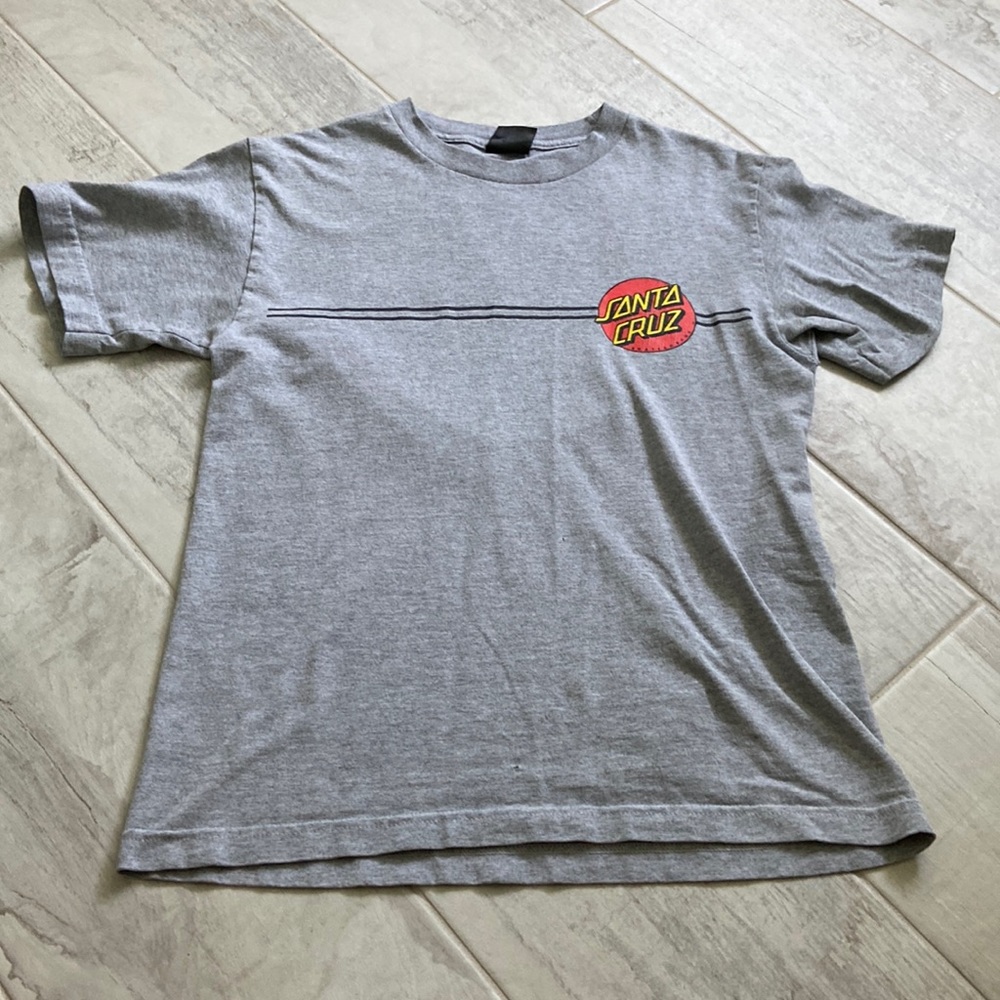 Santa Cruz Skateboards gray t-shirt